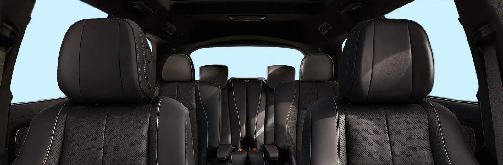 Back seats of an SUV
